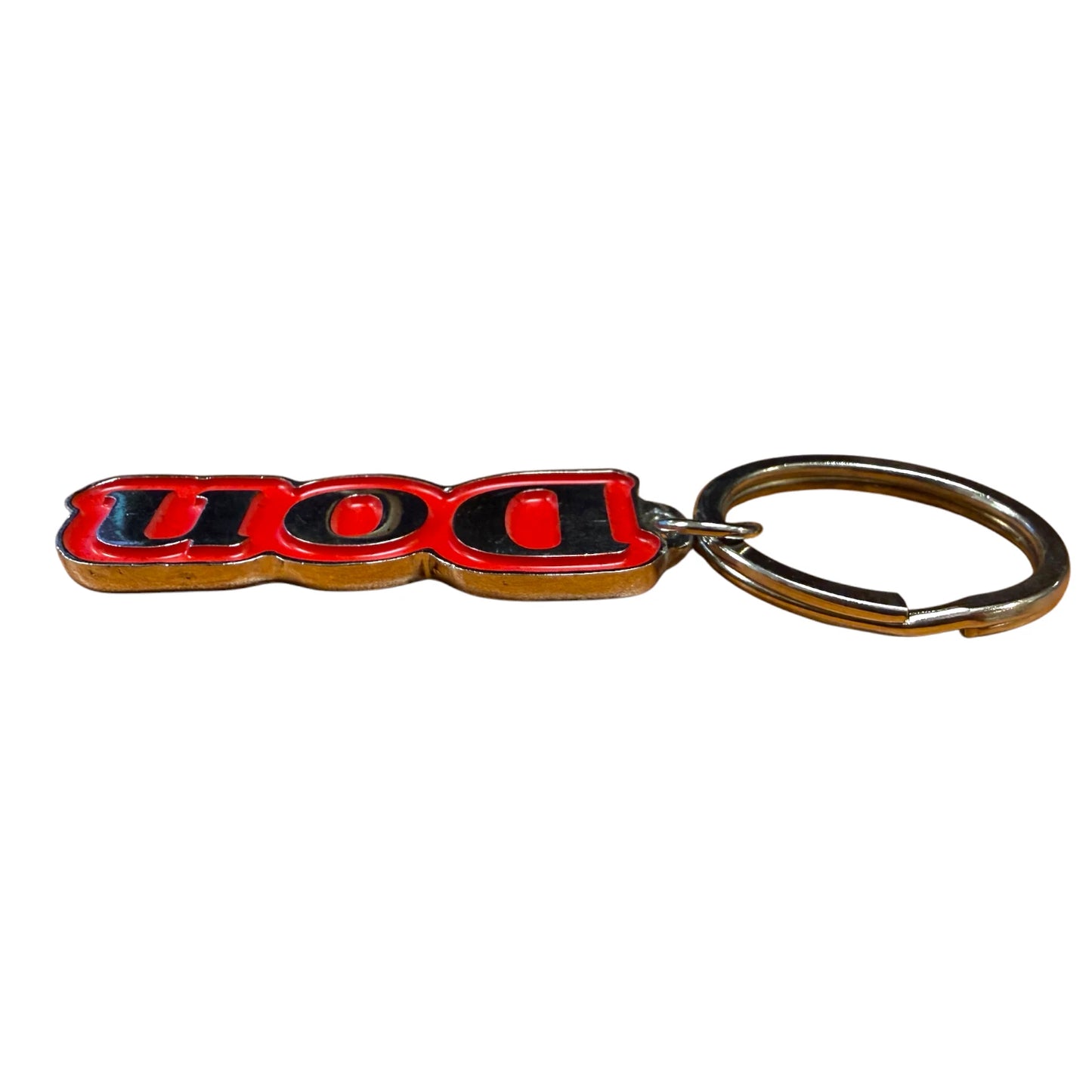 Metal Name Keychain Don (Red)