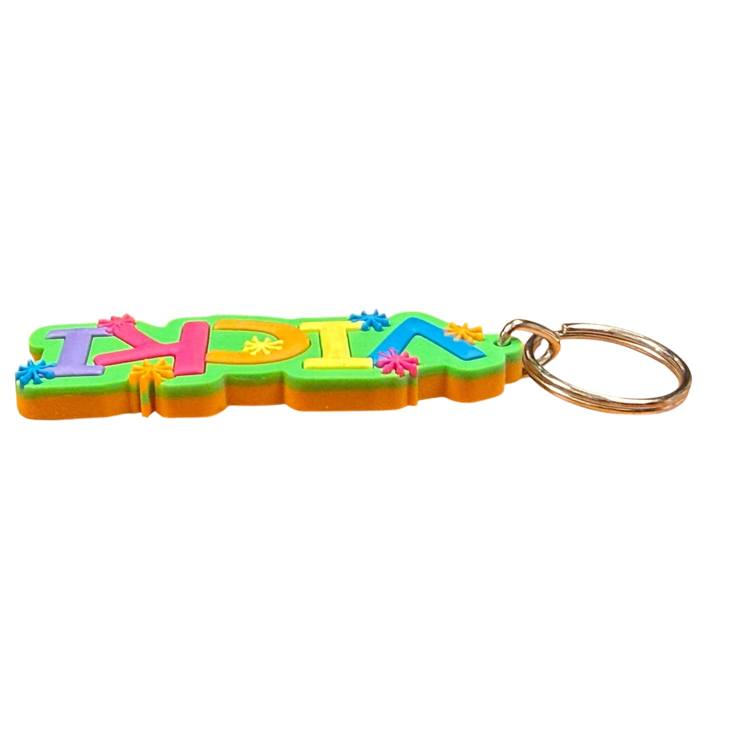 Colourful Name Keychain Vicki