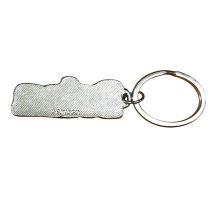 Black Metal Name Keychain Brian