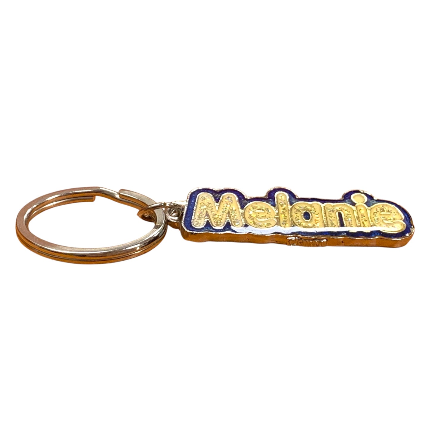 Colourful Name Keychain Melanie (Blue)