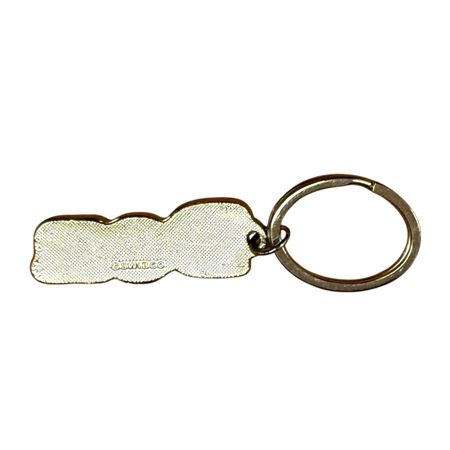 Metal Name Keychain Don (Navy)