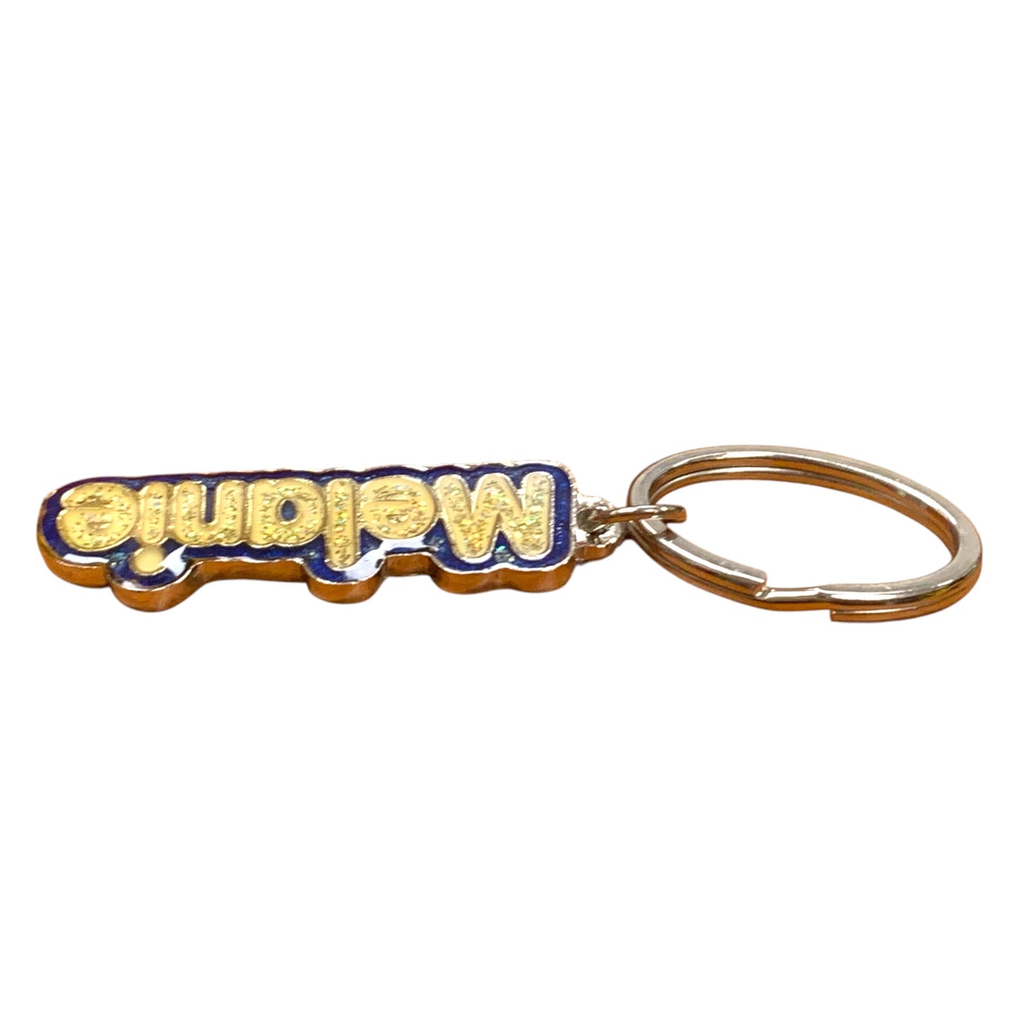Colourful Name Keychain Melanie (Blue)