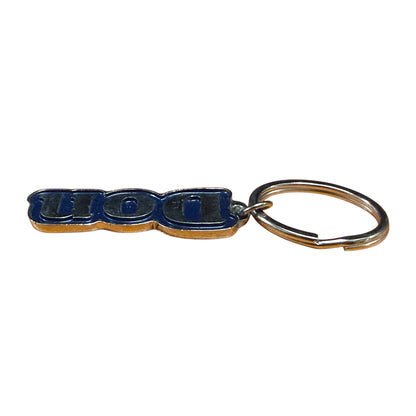 Metal Name Keychain Don (Navy)