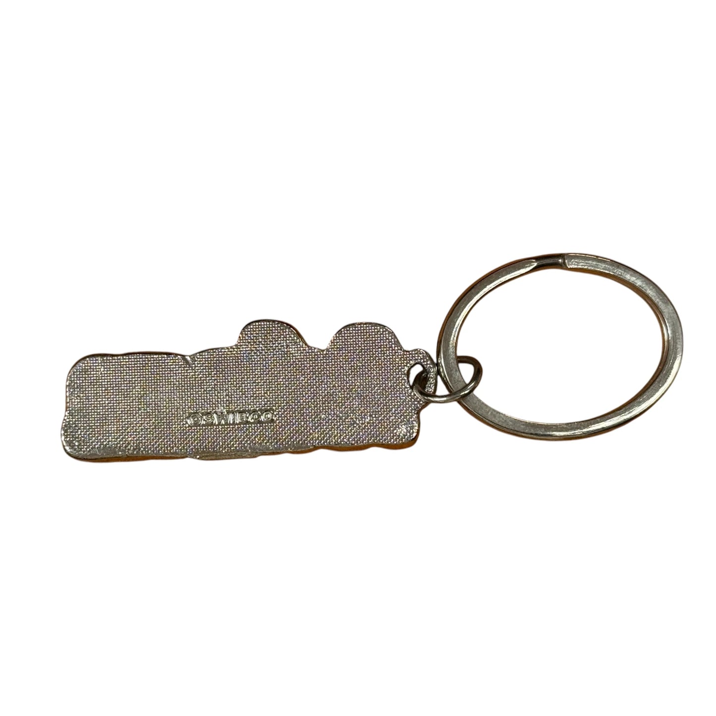 Black Metal Name Keychain Adam