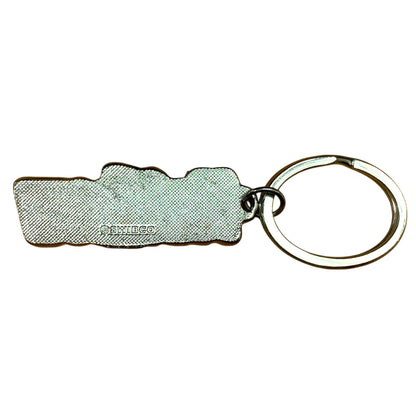 Metal Name Keychain Matthew (Navy)