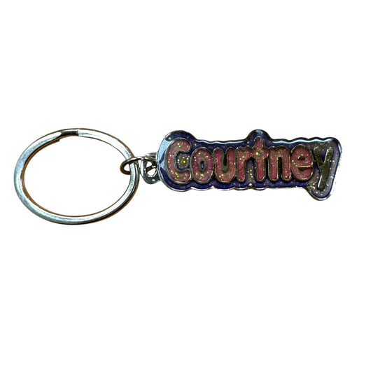 Colourful Name Keychain Courtney