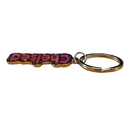 Colourful Name Keychain Chelsea