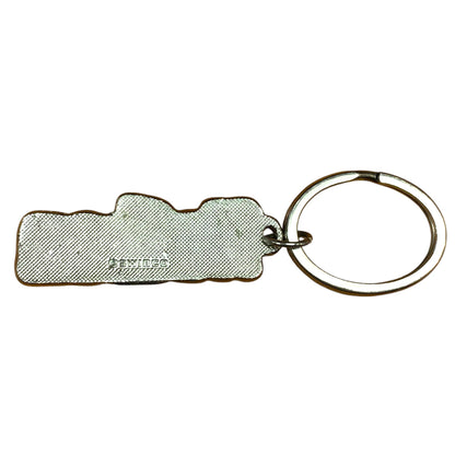 Metal Name Keychain Nathan (Red)