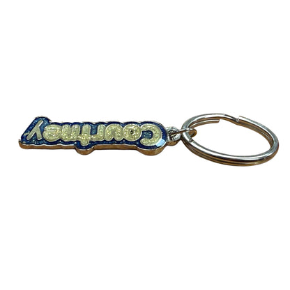 Colourful Name Keychain Chelsea (Blue)