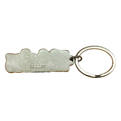 Metal Name Keychain Nicholas (Navy)