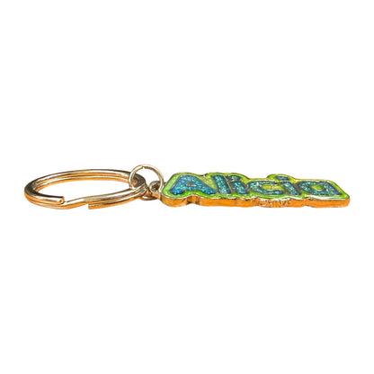 Colourful Name Keychain Alicia (Green)