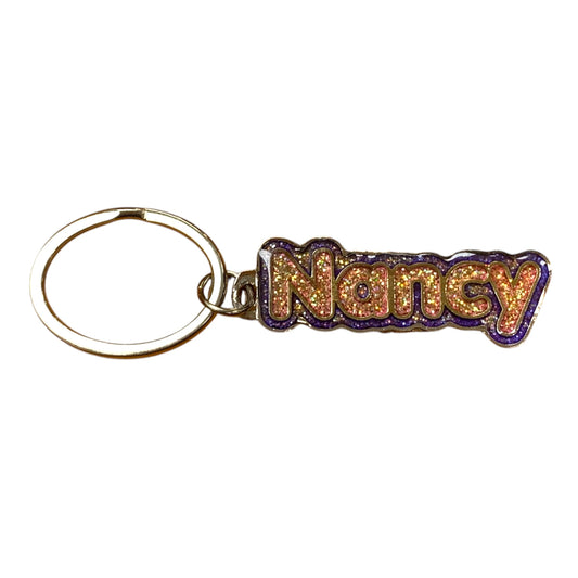 Colourful Name Keychain Nancy (Pink)