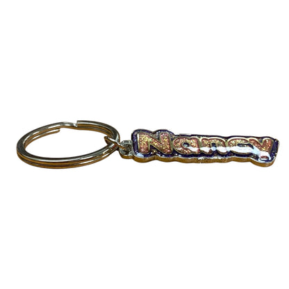 Colourful Name Keychain Nancy (Pink)