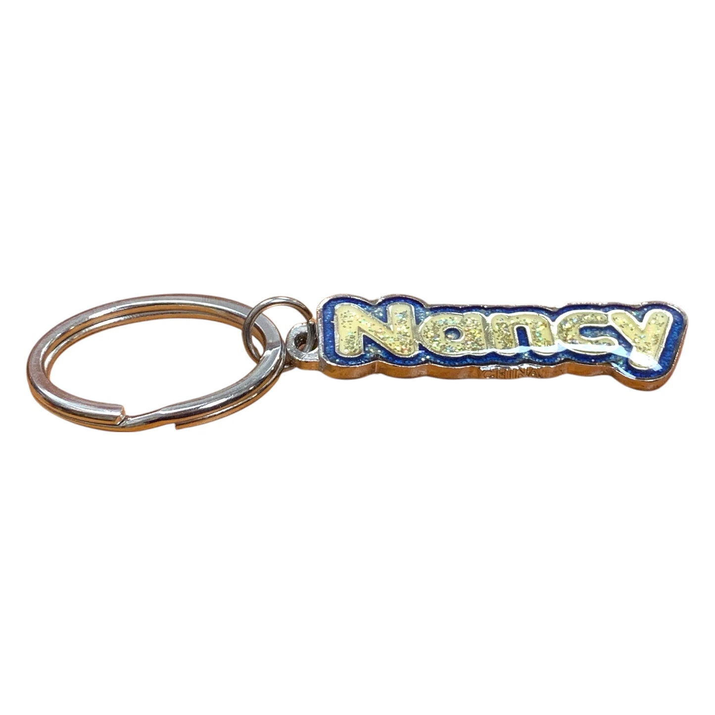 Colourful Name Keychain Nancy (Blue)
