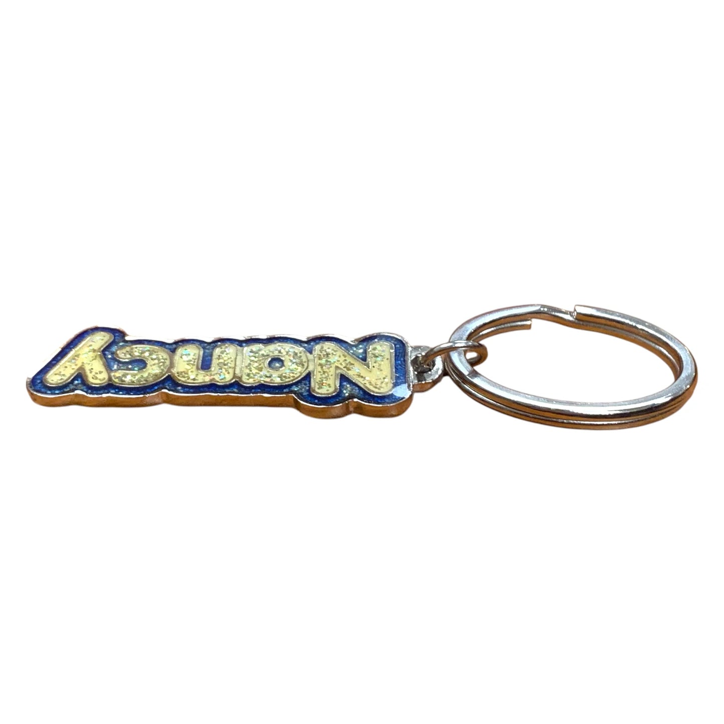 Colourful Name Keychain Nancy (Blue)