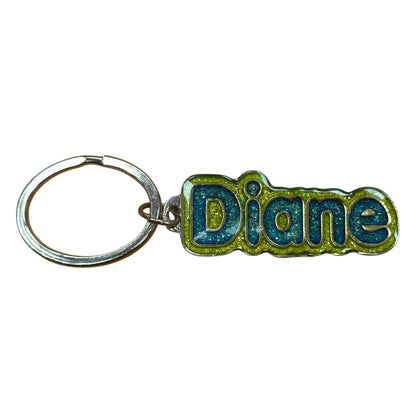 Colourful Name Keychain Diane