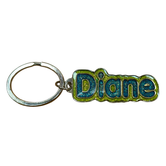 Colourful Name Keychain Diane