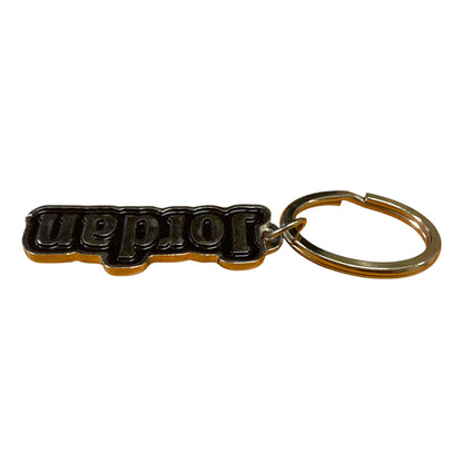 Metal Name Keychain Jordan (Black)