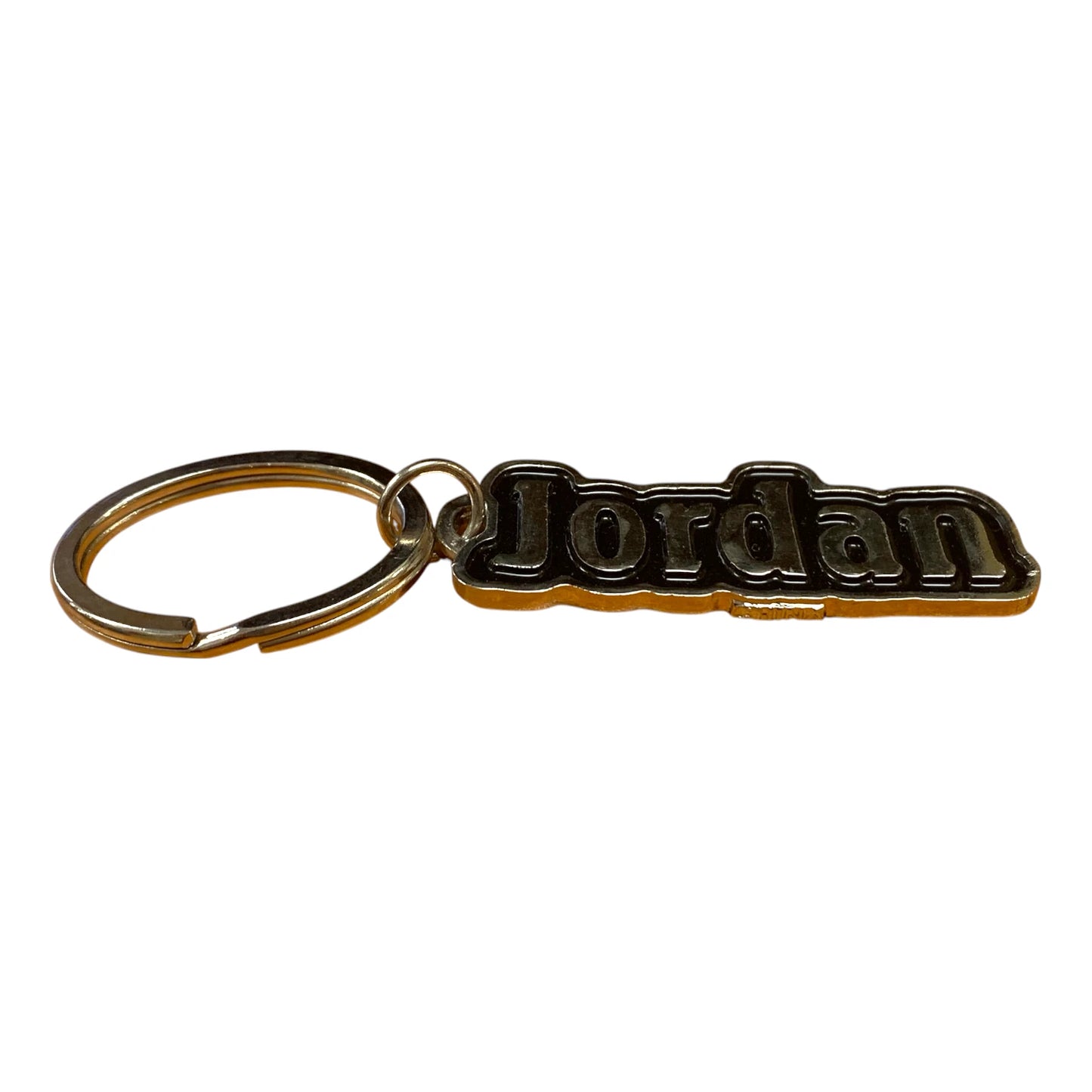 Metal Name Keychain Jordan (Black)