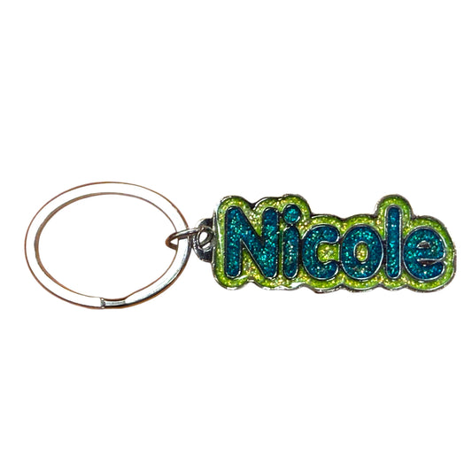 Colourful Name Keychain Nicole