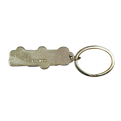 Red Metal Name Keychain Benjamin