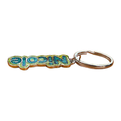 Colourful Name Keychain Nicole