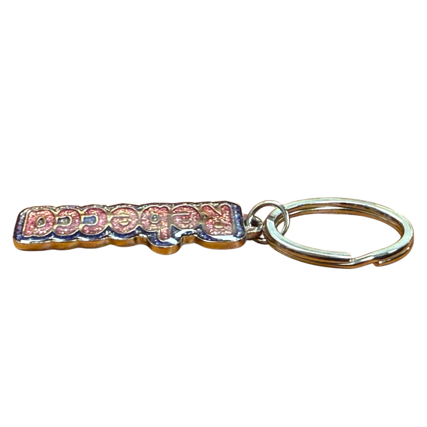 Colourful Name Keychain Rebecca