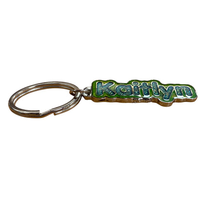 Colourful Name Keychain Kaitlyn (Green)