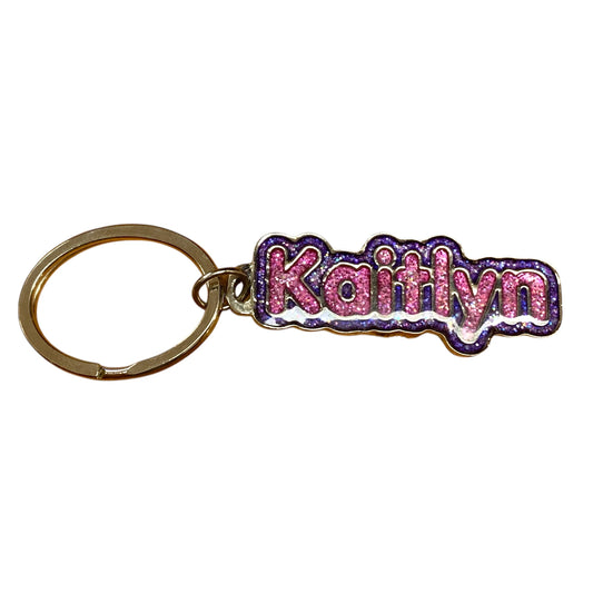 Colourful Name Keychain Kaitlyn (Pink)