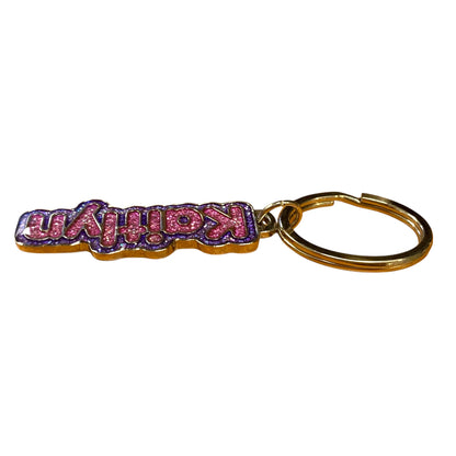 Colourful Name Keychain Kaitlyn (Pink)