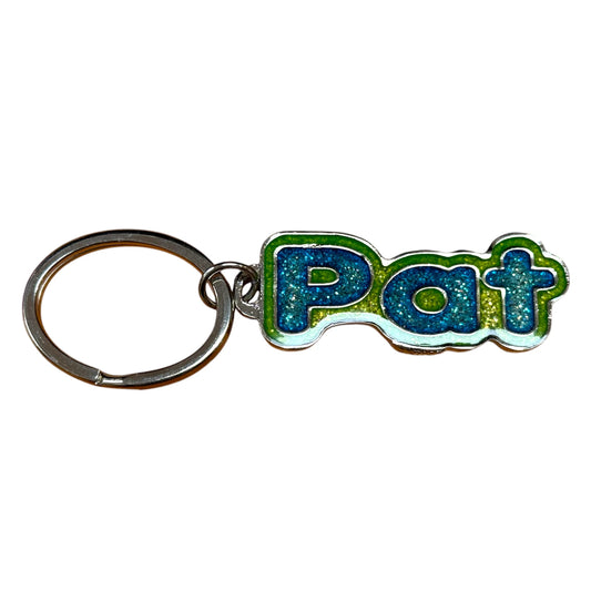 Colourful Name Keychain Pat