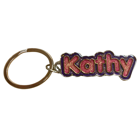 Colourful Name Keychain Kathy (Pink)