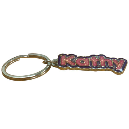 Colourful Name Keychain Kathy (Pink)