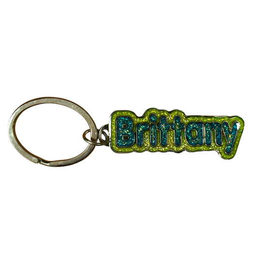Colourful Name Keychain Brittany