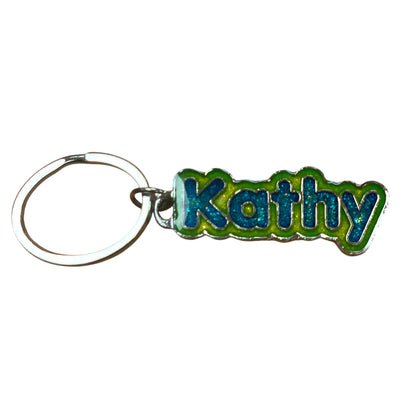 Colourful Name Keychain Kathy (Green)