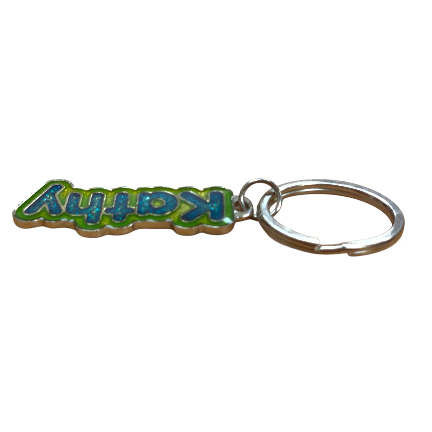 Colourful Name Keychain Kathy (Green)