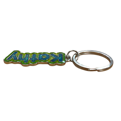 Colourful Name Keychain Kathy (Green)