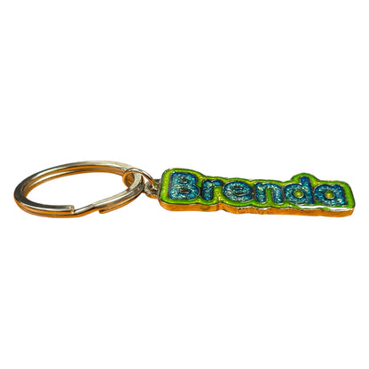Colourful Name Keychain Brenda