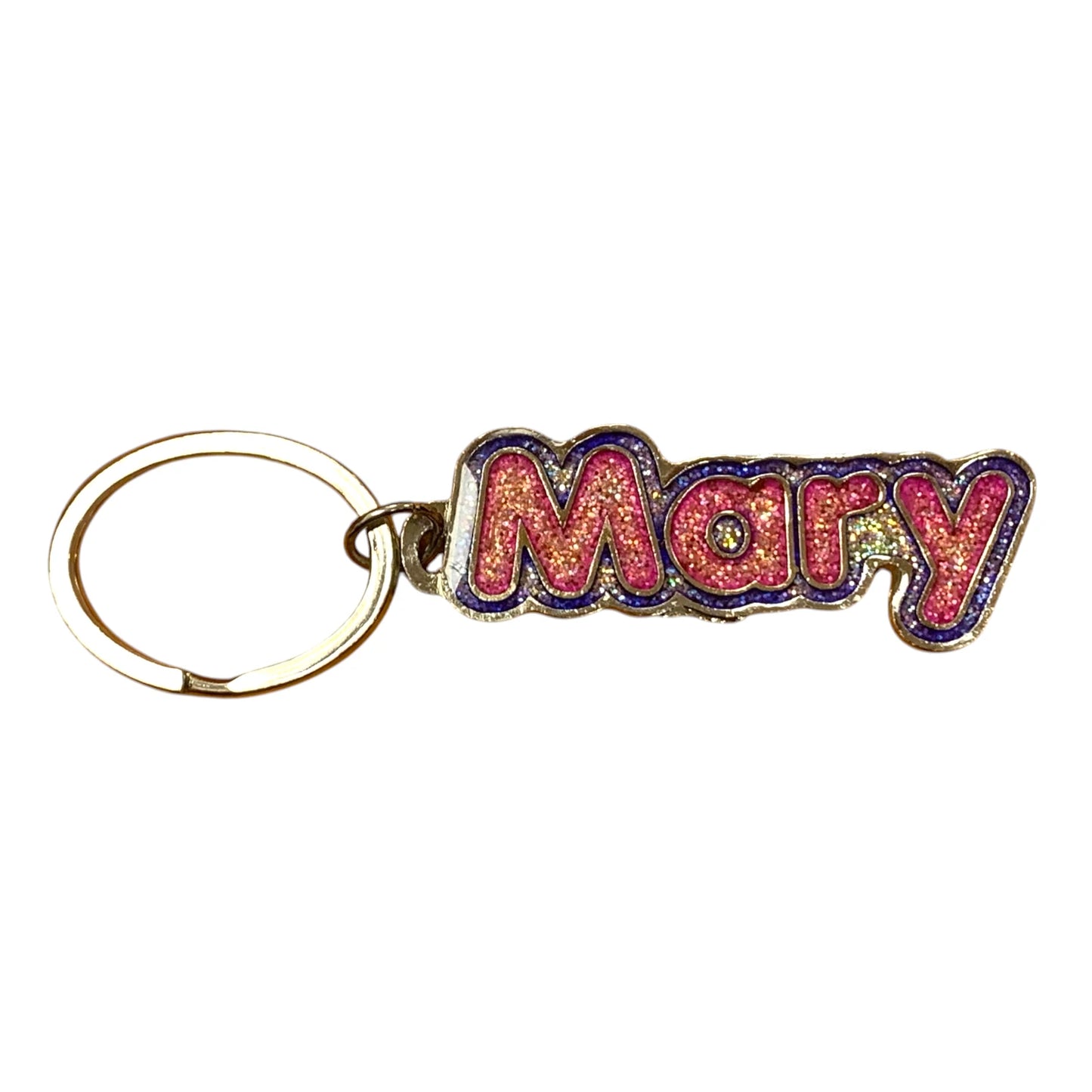 Colourful Name Keychain Mary