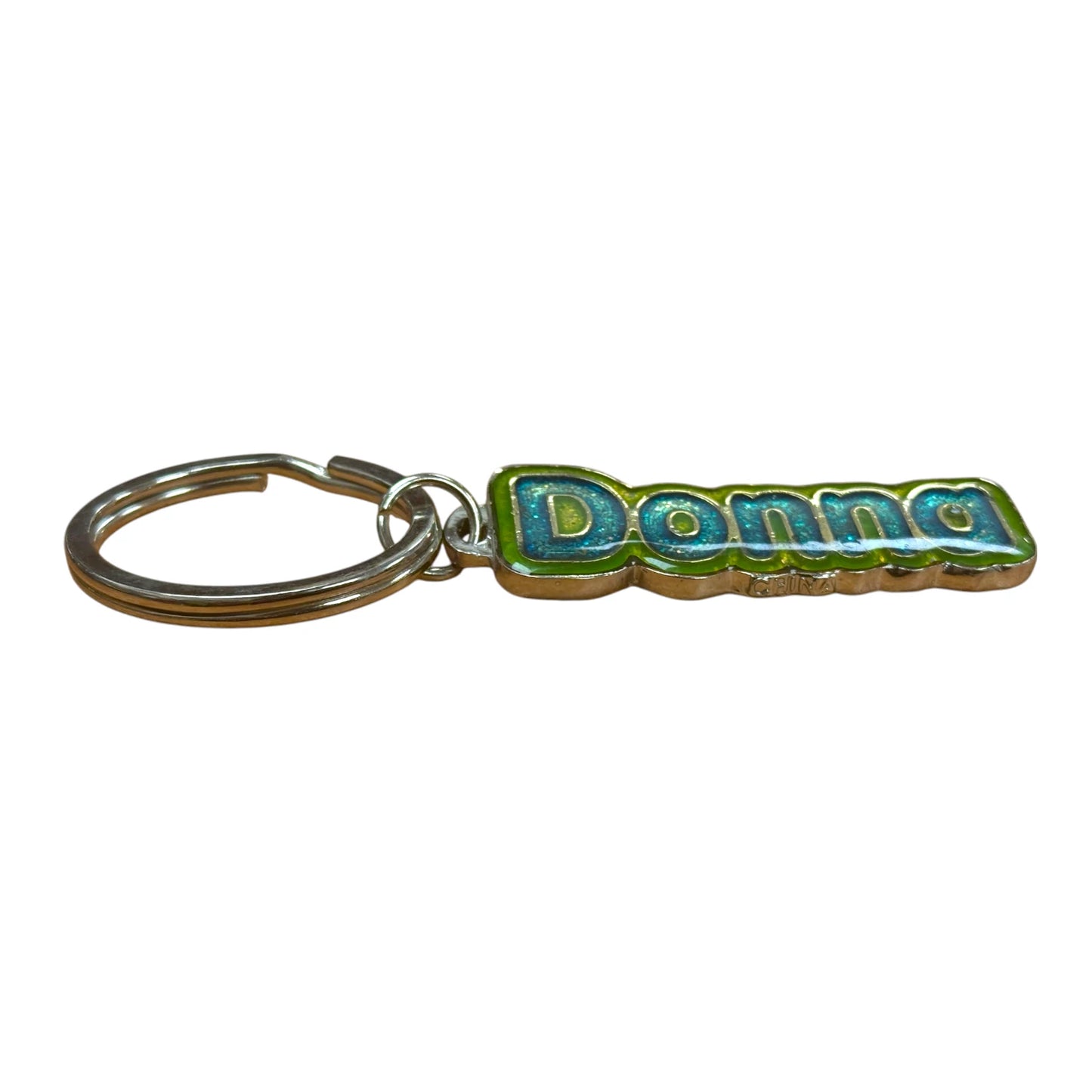 Colourful Name Keychain Donna (Green)