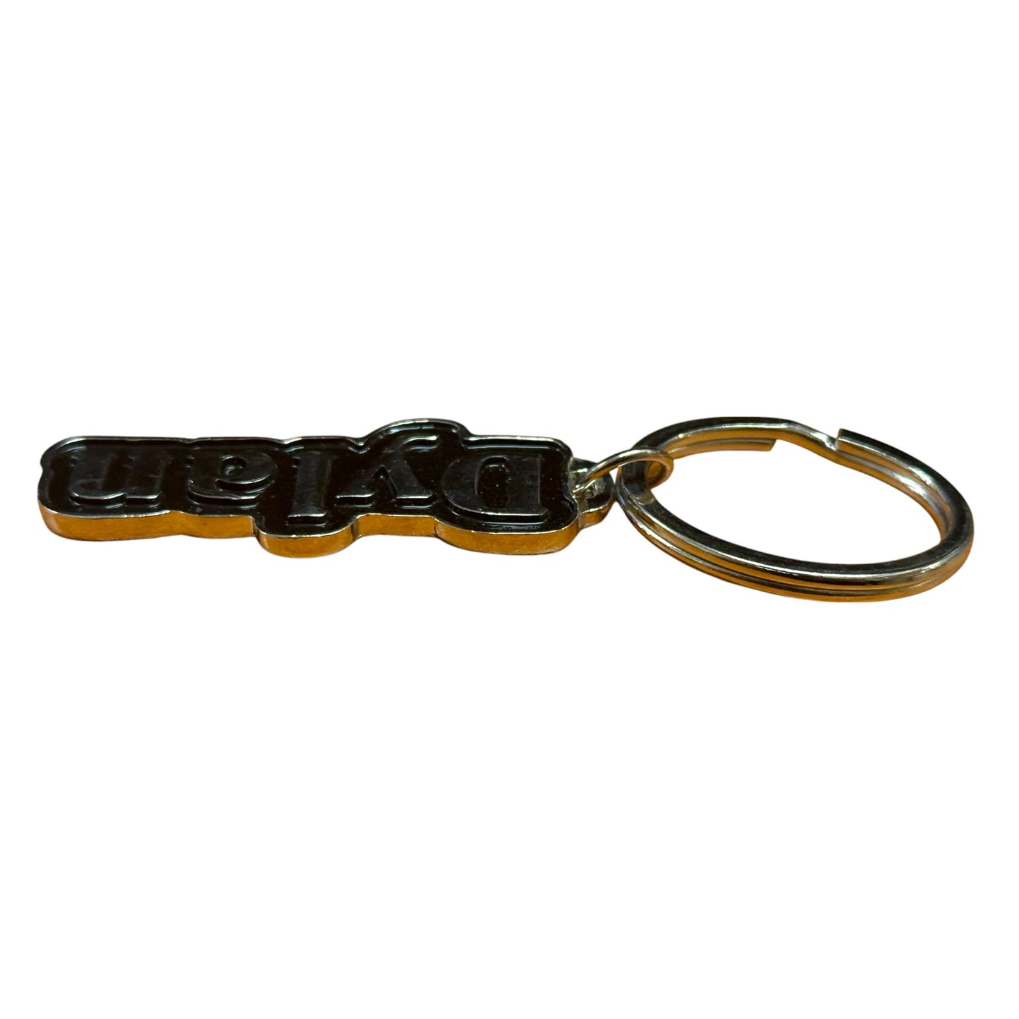 Metal Name Keychain Dylan (Black)