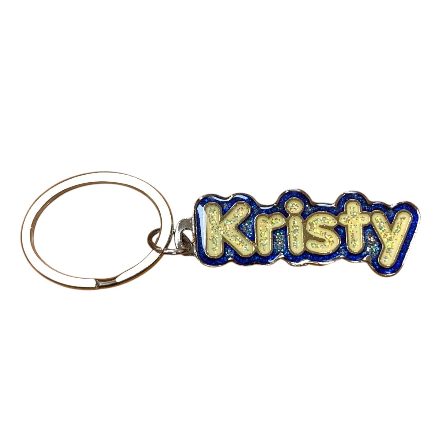 Colourful Name Keychain Kristy (Blue)
