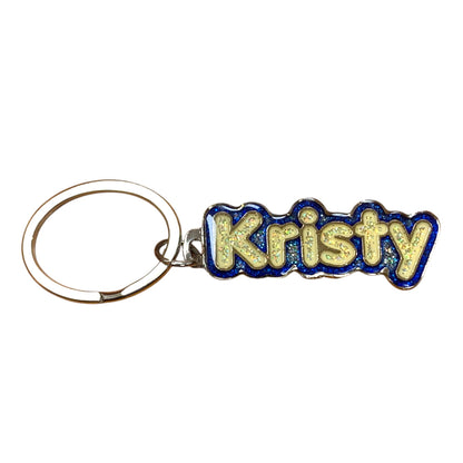 Colourful Name Keychain Kristy (Blue)