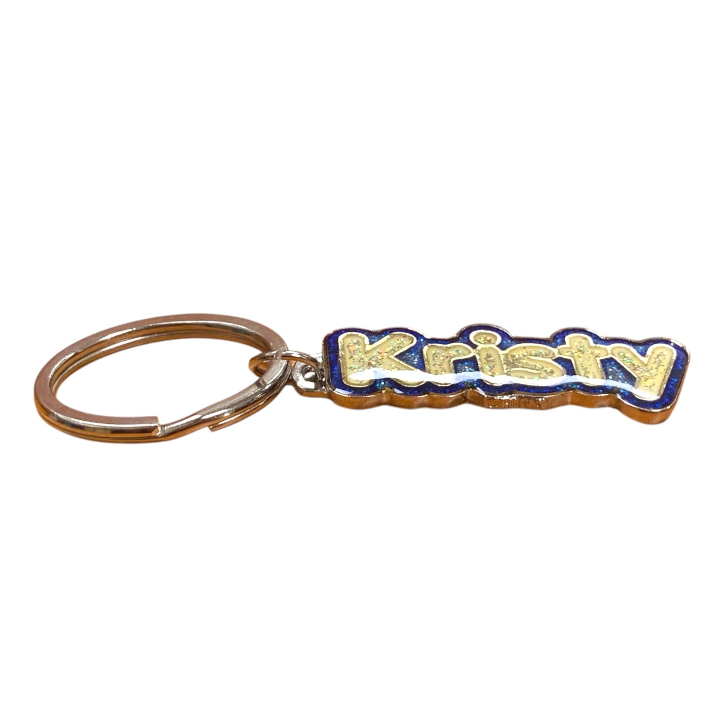 Colourful Name Keychain Kristy (Blue)