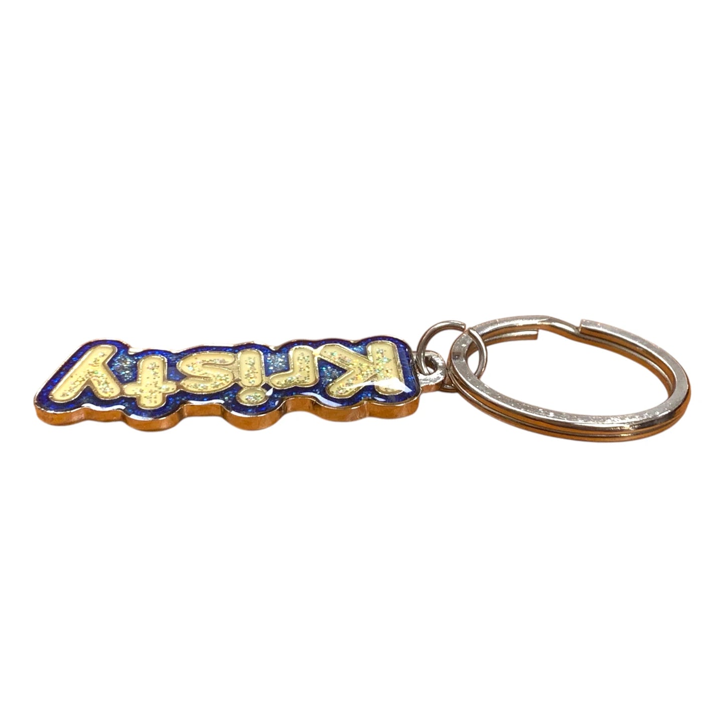 Colourful Name Keychain Kristy (Blue)