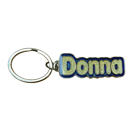 Colourful Name Keychain Donna (Blue)
