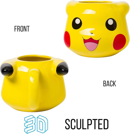 Pikachu 3D Sculpted Ceramic Mug