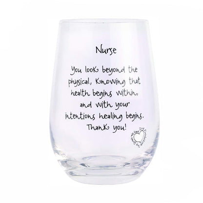 Nurse Wine Glass