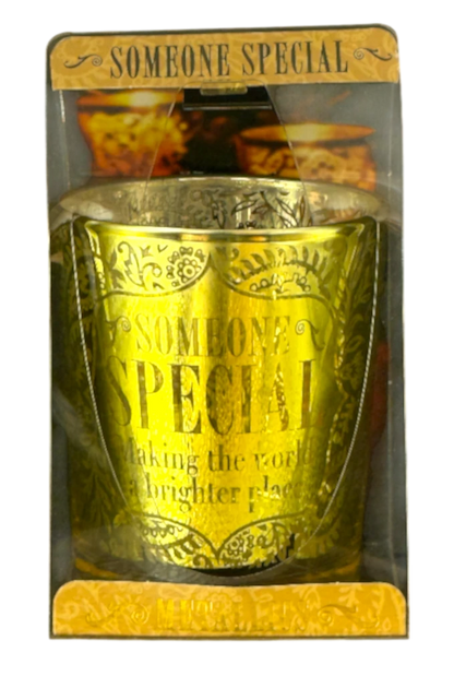 Metallic Candle Pots Someone Special