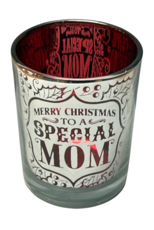 Metallic Candle Pots Special Mom